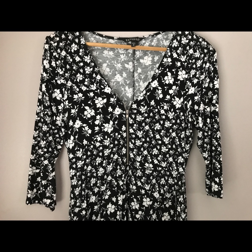 Express Floral Party Dress
